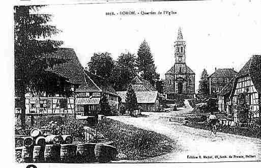 Ville de BORON Carte postale ancienne